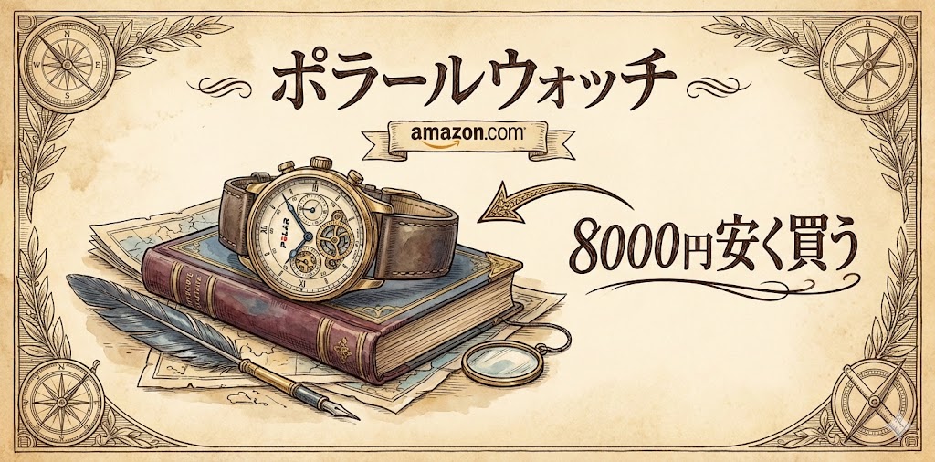 賢く節約！ポラールウォッチを8000円安く買う方法！